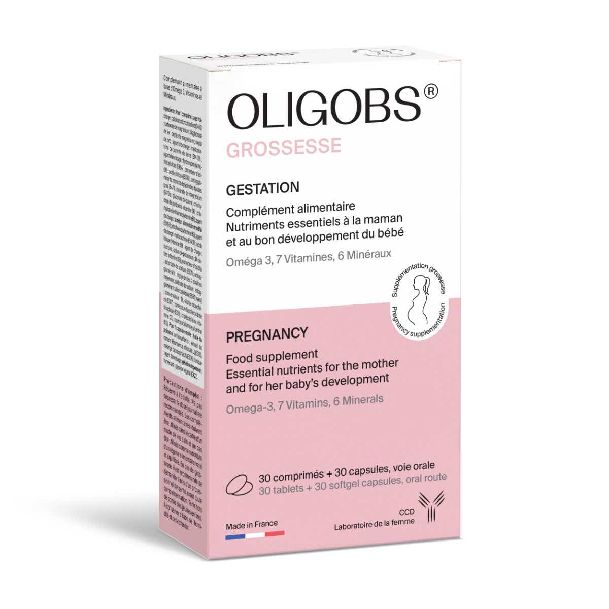 CCD OLIGOBS GROSSESSE 30 COMPRIMES 30 CAPSULES