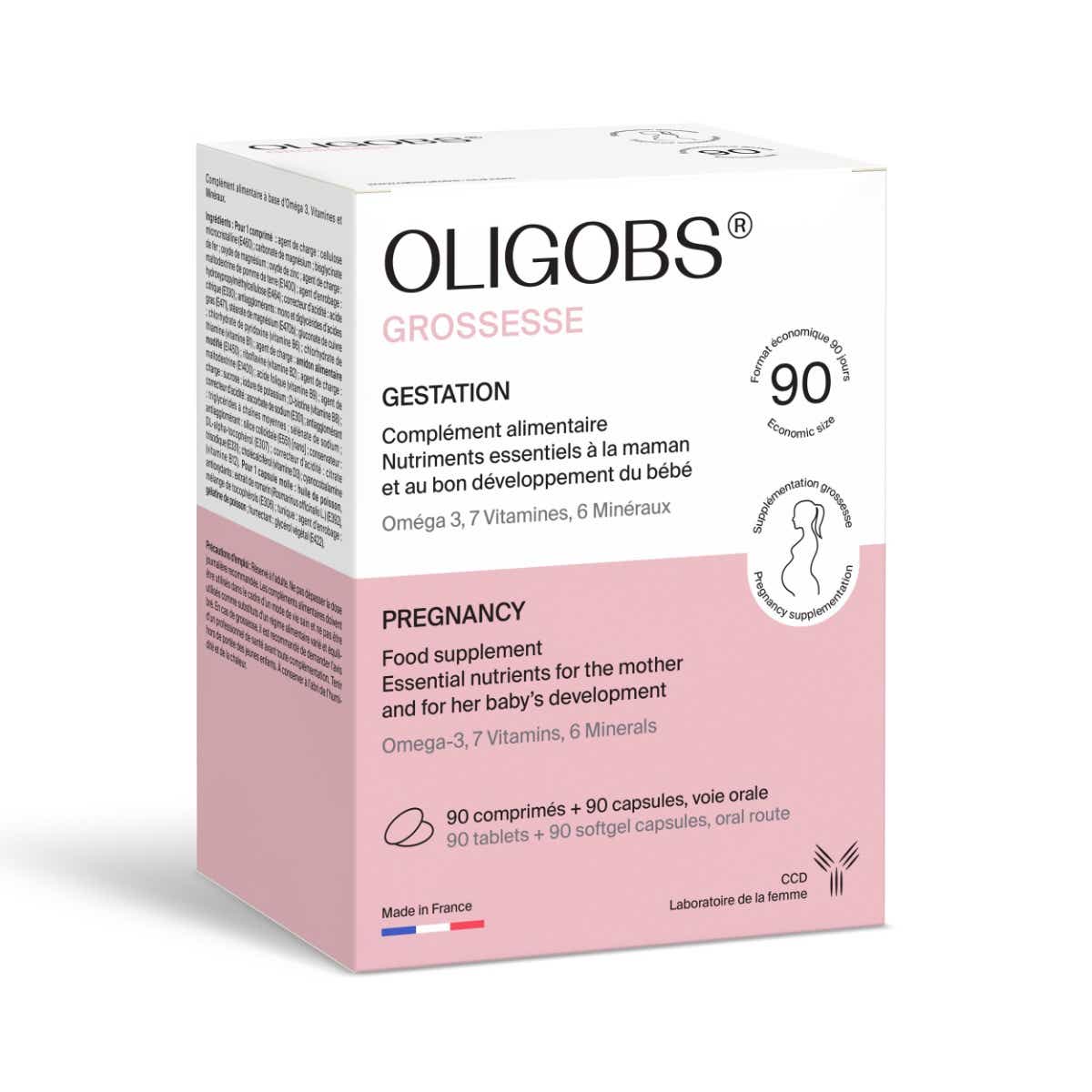 CCD OLIGOBS GROSSESSE 90 COMPRIMES 90 CAPSULES