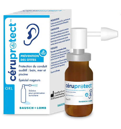 CERUPROTECT PREVENTION DES OTITES SOLUTION AURICULAIRE SPECIAL NAGEURS 10ML