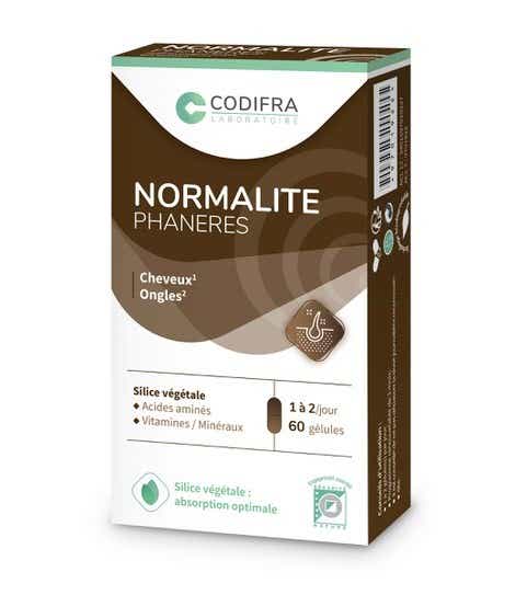 CODIFRA NORMALITE PHANERES 60 GELULES SOIT 396 MG