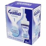 COFFRET CALISMA 1 MINI BIBERONS AVEC TETINE 6X70ML LAIT LIQUIDE 1ER AGE 0 A 6 MOIS