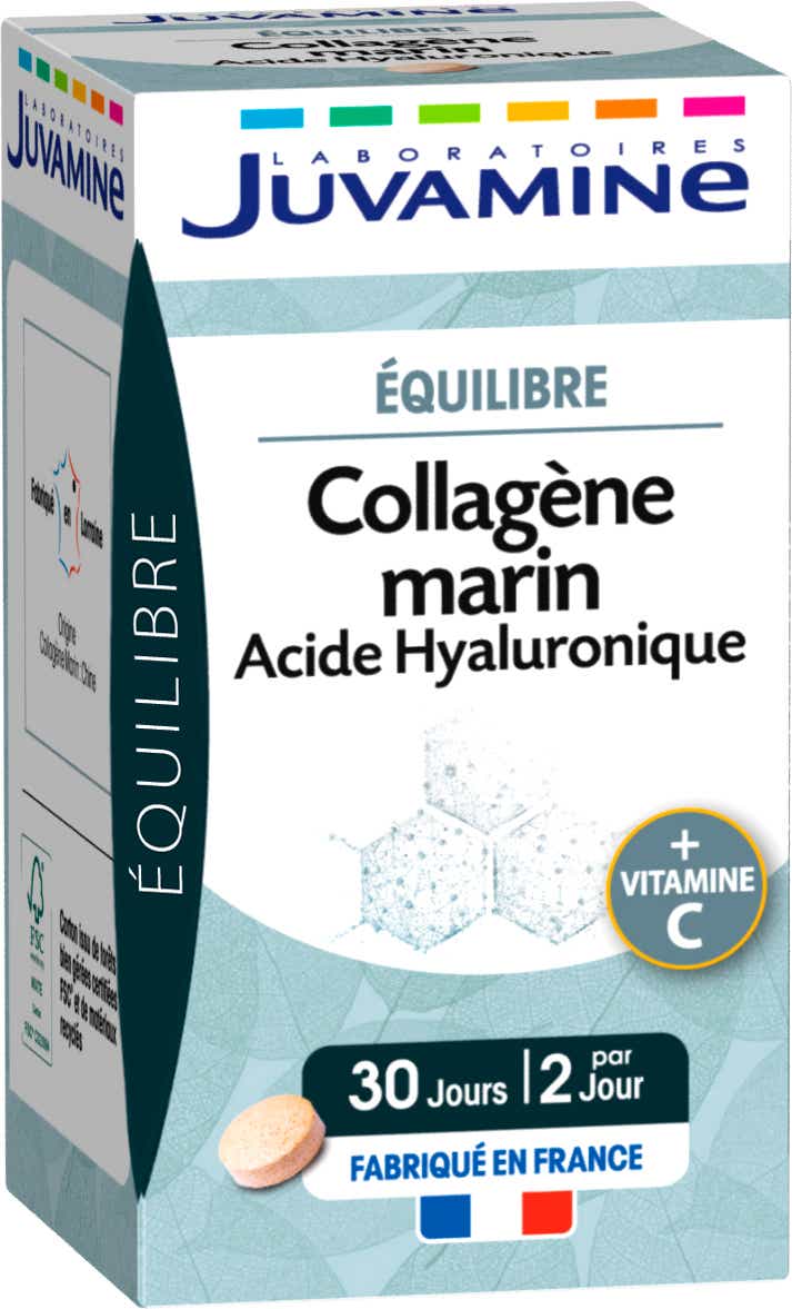 COLLAGENE MARIN ACIDE HYALURONIQUE EQUILIBRE 60 COMPRIMES