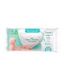 COTTONY LINGETTES BEBE PEAUX SENSIBLES PURE CARESSE PUR SOIN BIO 60 LINGETTES