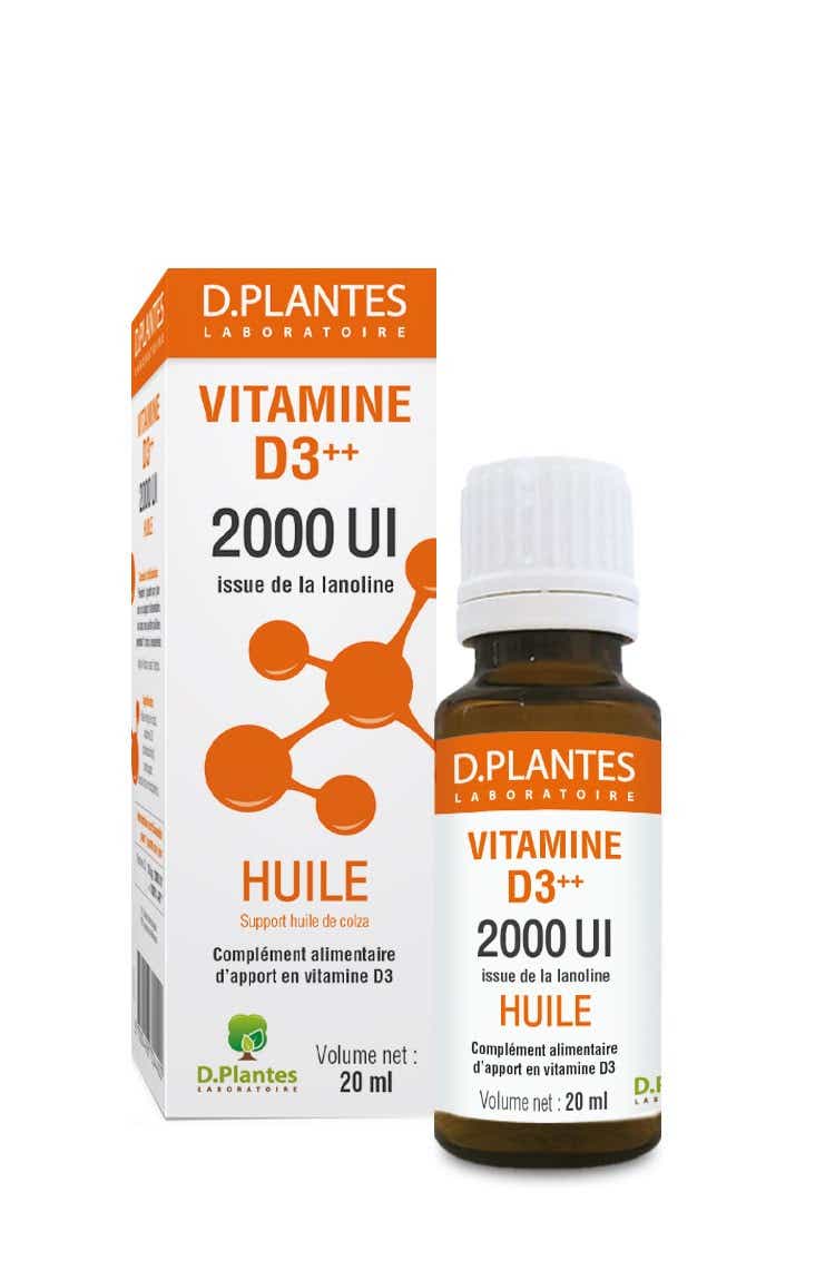 D PLANTES VITAMINE D3 2000 UI HUILE 20ML