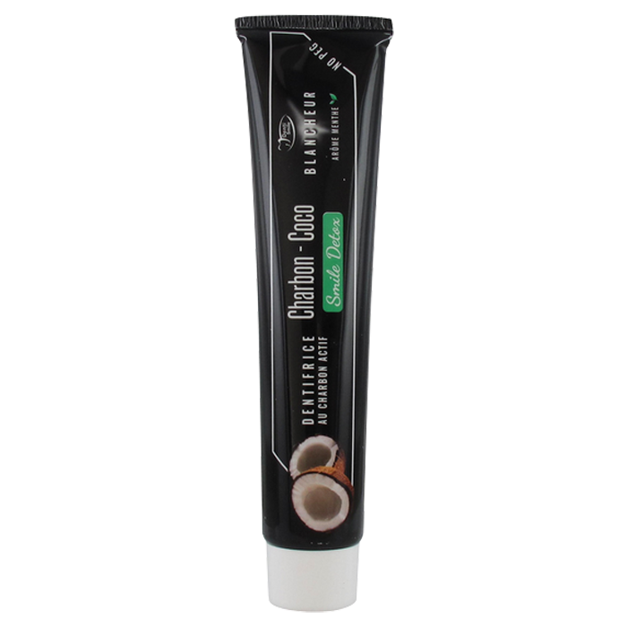 DENTI SMILE SMILE DETOX DENTIFRICE AROME MENTHE CHARBON COCO 100G