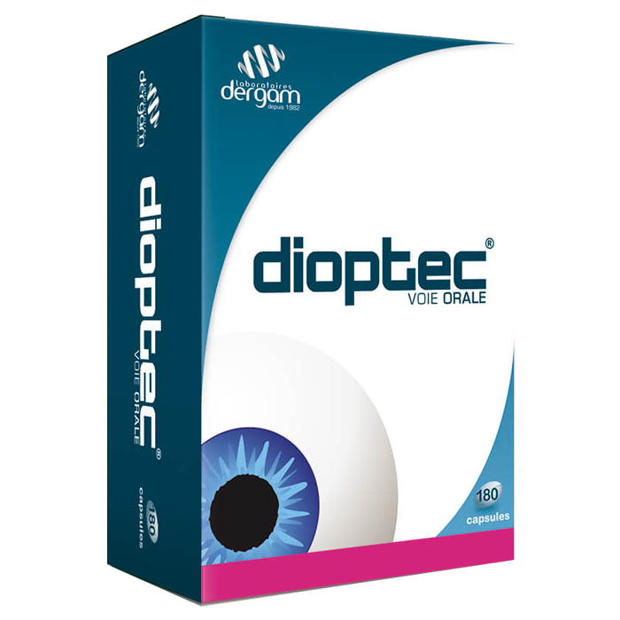 DERGAM DIOPTEC 180 CAPSULES