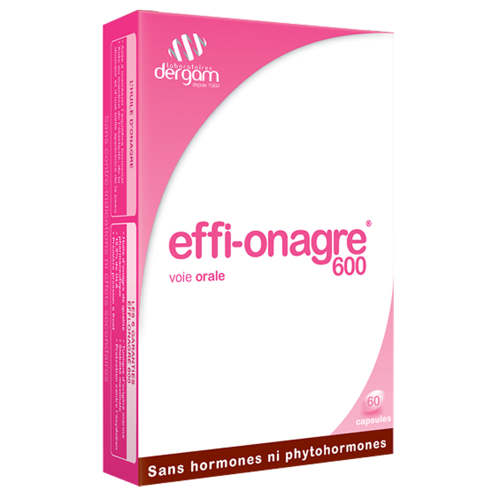 DERGAM EFFI ONAGRE 600 60 CAPSULES
