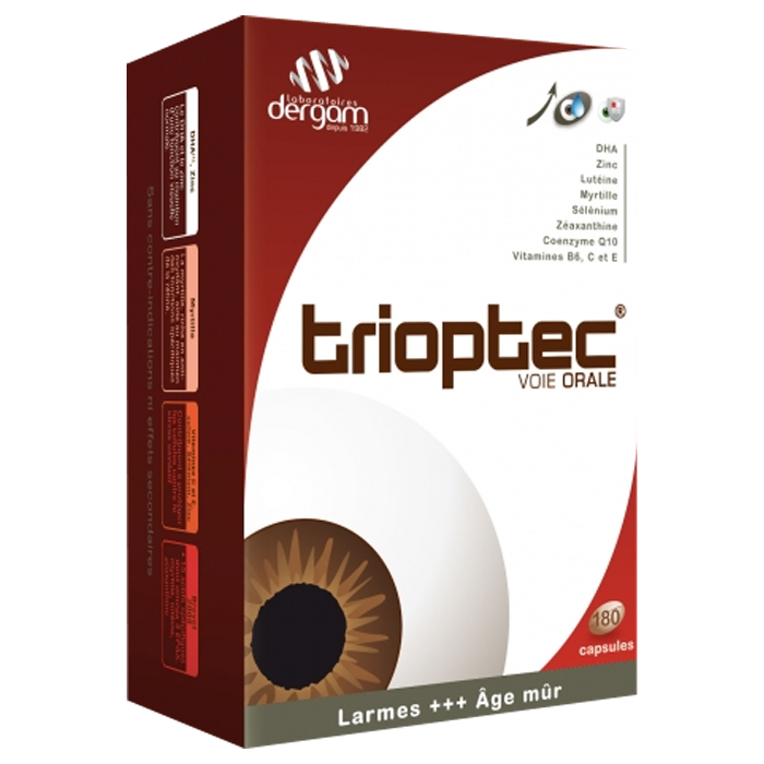 DERGAM TRIOPTEC 180 CAPSULES