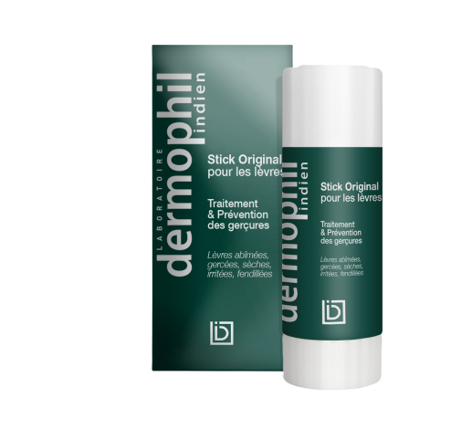 DERMOPHIL INDIEN STICK ORIGINAL POUR LES LEVRES TRAITEMENT ET PREVENTION DES GERCURES
