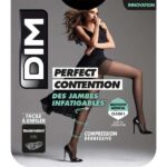 DIM PERFECT CONTENTION COLLANT DE CONTENTION NOIR TRANSPARENT 25D TAILLE 4