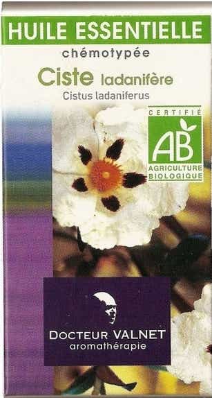 DOCTEUR VALNET HE HUILE ESSENTIELLE CISTE LADANIFERE BIO 5 ML