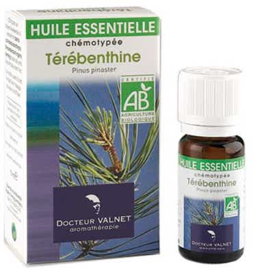 DOCTEUR VALNET HUILE ESSENTIELLE TEREBENTHINE BIO 10ML