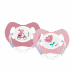 DODIE SUCETTES PHYSIO EN SILICONE DUO FILLE MAMAN PRINCESSE 2 SUCETTES