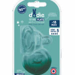 DODIE TETINE PLATE COL LARGE SENSATION 18 MOIS 2 UNITES