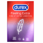 DUREX PRESERVATIFS FEELING EXTRA 16 UNITES