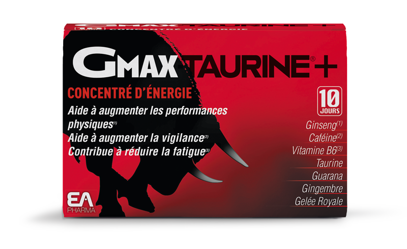 EA PHARMA GMAX TAURINE 10 JOURS 30 AMPOULES X 2ML