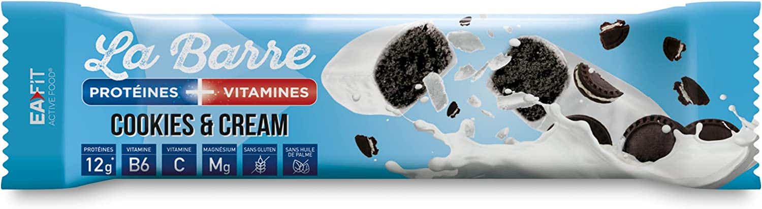 EAFIT LA BARRE PROTEINEE COOKIES CREAM 1278G