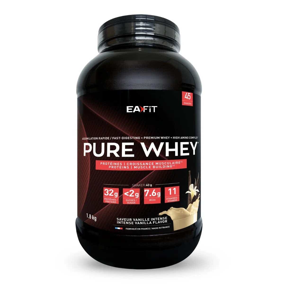 EAFIT PURE WHEY VANILLE INTENSE 1 8KG