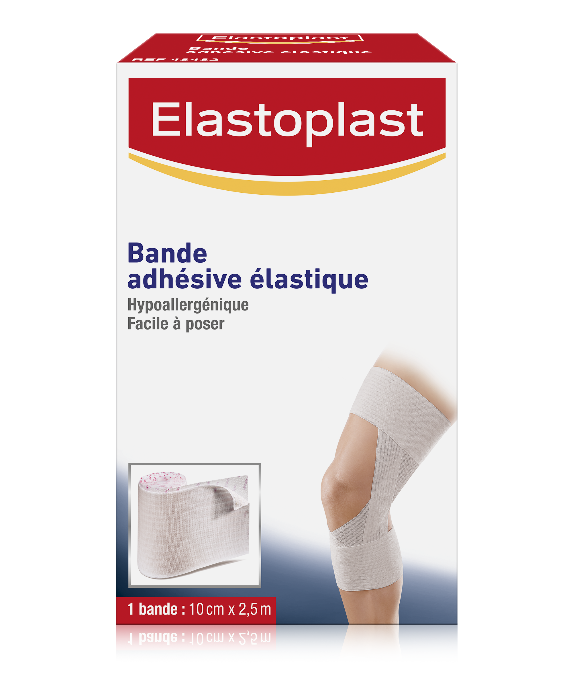 ELASTOPLAST SPORT BANDE ADHESIVE ELASTIQUE 10CMX2 5M 1 UNITE