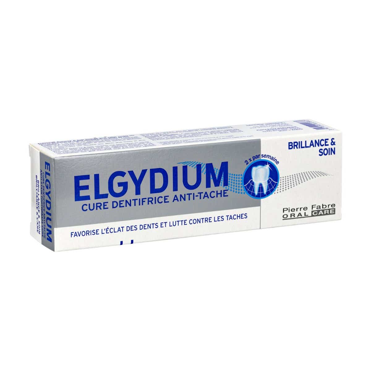 ELGYDIUM DENTIFRICE SOIN ET BRILLANCE 30ML