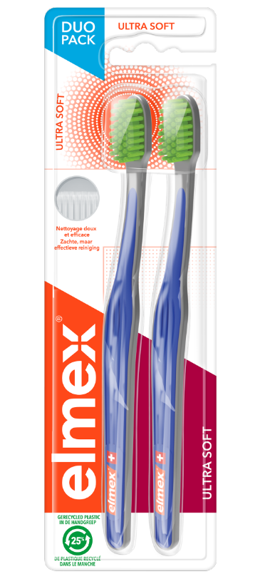 ELMEX BROSSE A DENTS ANTI CARIES ULTRA SOFT 2 UNITES