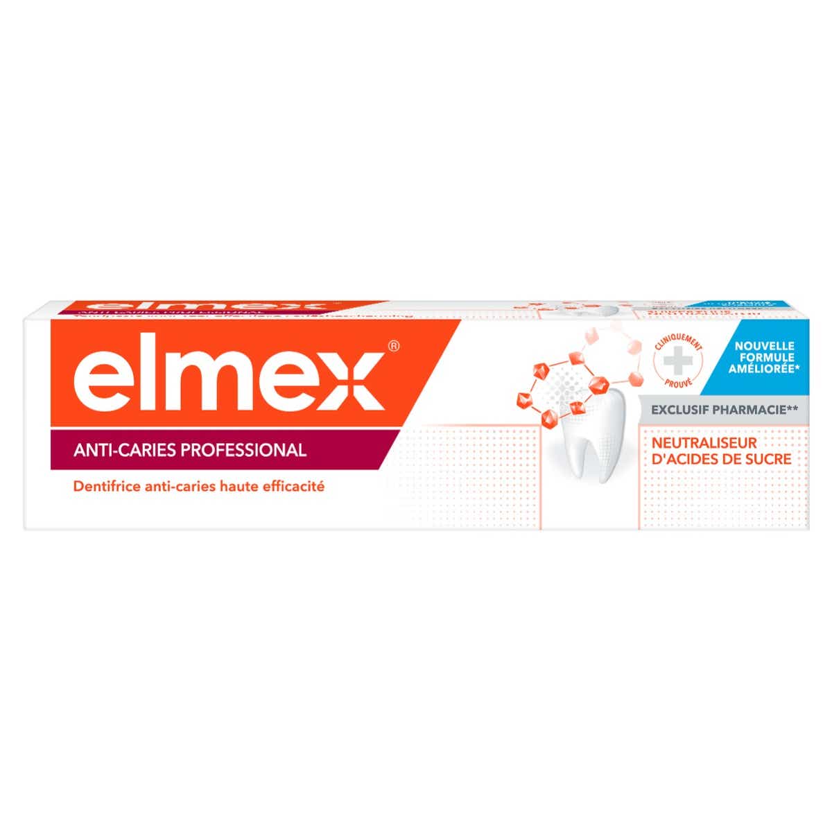 ELMEX DENTIFRICE ANTI CARIES PROFESSIONAL 75ML