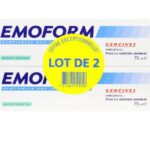 EMOFORM DENTIFRICE GENCIVES AROME MENTHE 2X75ML