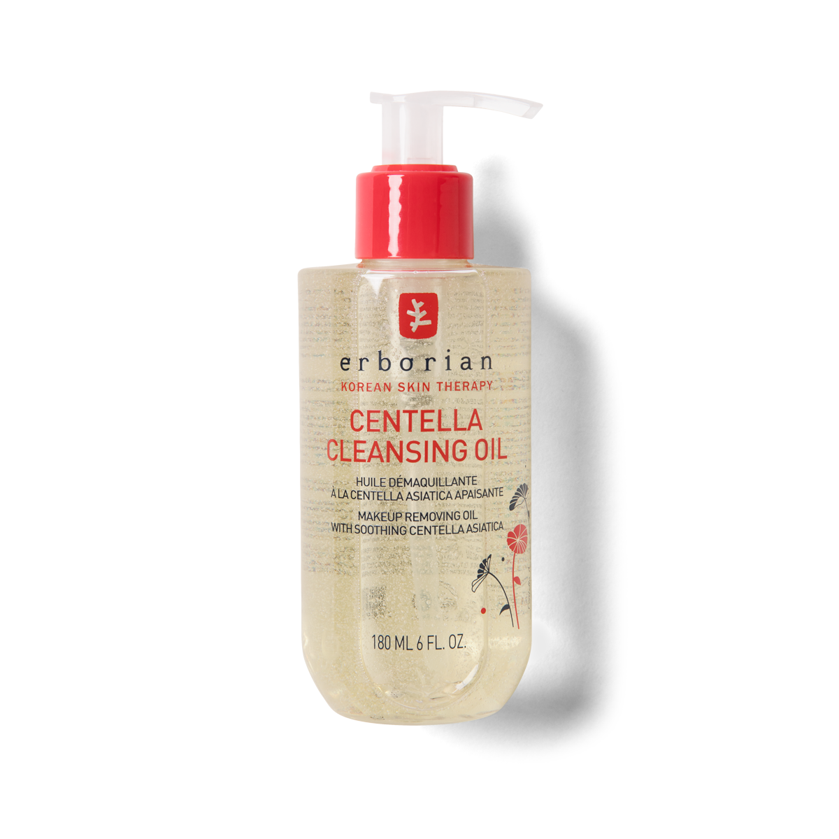 ERBORIAN CENTELLA CLEANSING HUILE DEMAQUILLANTE ETNETTOYANTE TOUS TYPES DE PEAUX 180ML