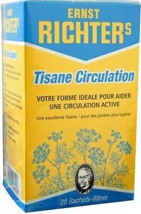 ERNST RICHTER S TISANE CIRCULATION 20 SACHETS DE 2G