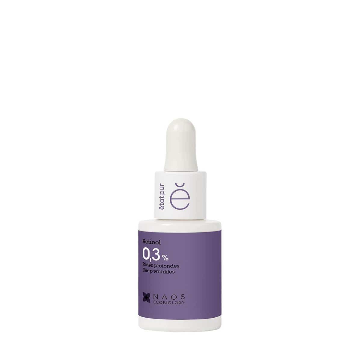 ETAT PUR ACTIF PUR RETINOL 0 3 RIDES PROFONDES ET RELACHEMENT CUTANE VISAGE 15ML