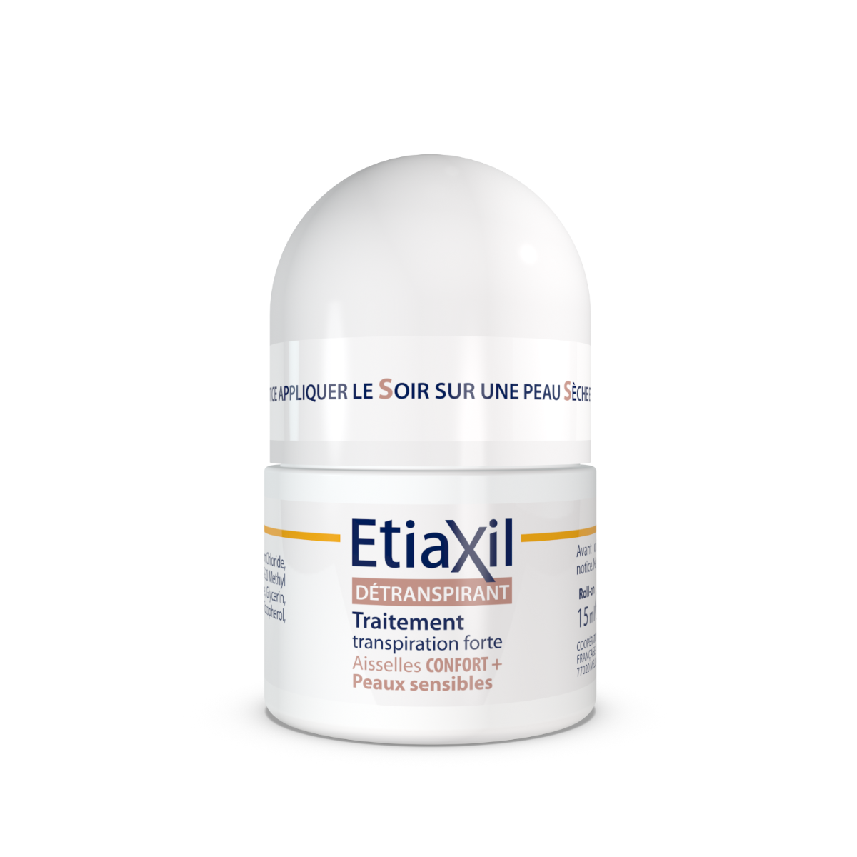 ETIAXIL DETRANSPIRANT CONFORT AISSELLES PEAUX SENSIBLES 15ML