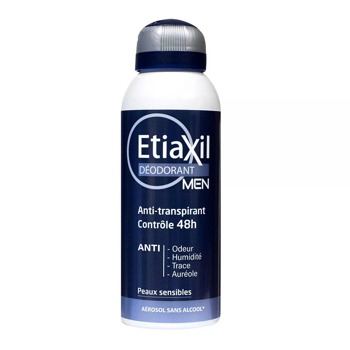ETIAXIL MEN DEODORANT 48H CONTROLE EXTREME SPRAY PEAUX SENSIBLE 150ML