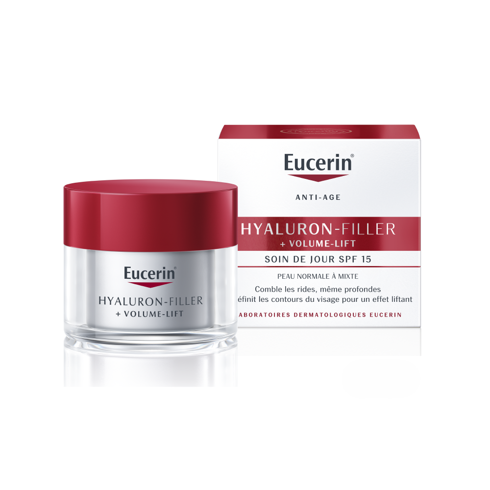 EUCERIN HYALURON FILLER VOLUME LIFT SOIN DE JOUR SPF 15 PEAU NORMALE A MIXTE 50ML