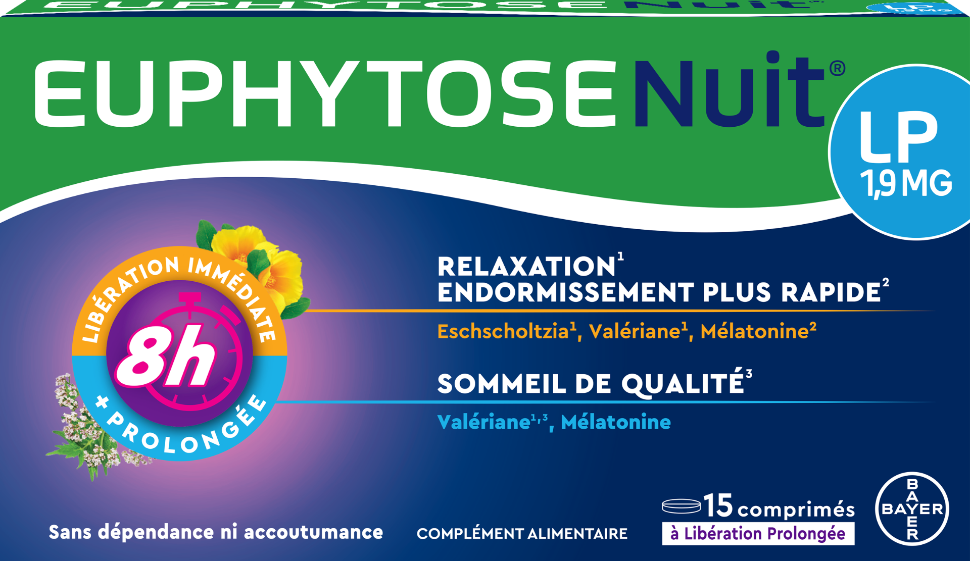 EUPHYTOSE NUIT 15 COMPRIMES