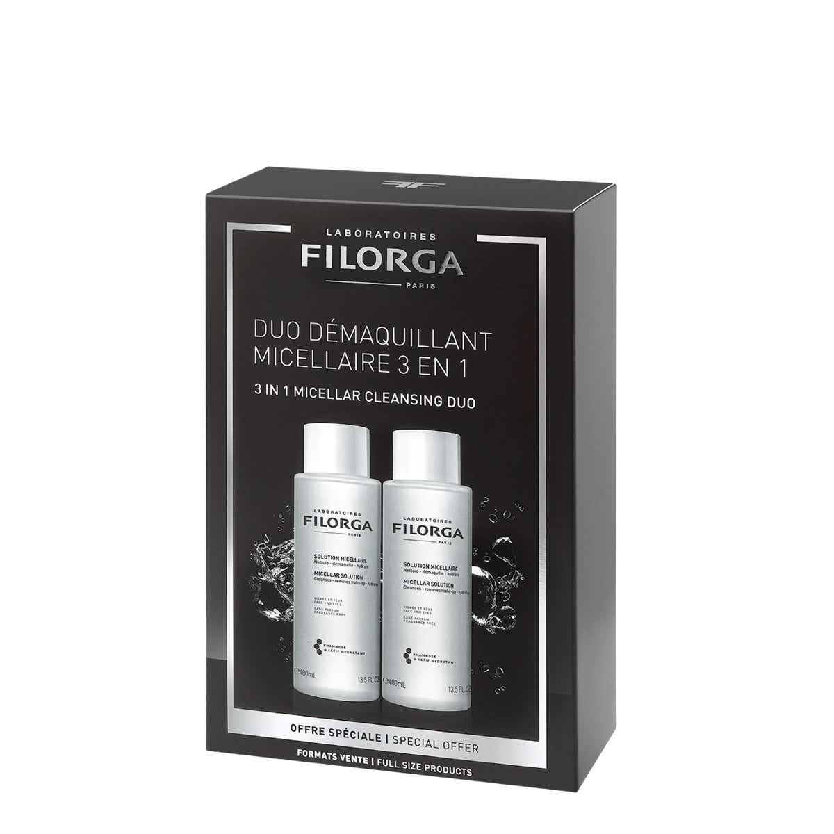 FILORGA DUO DEMAQUILLANT MICELLAIRE 3 EN 1 2X400ML