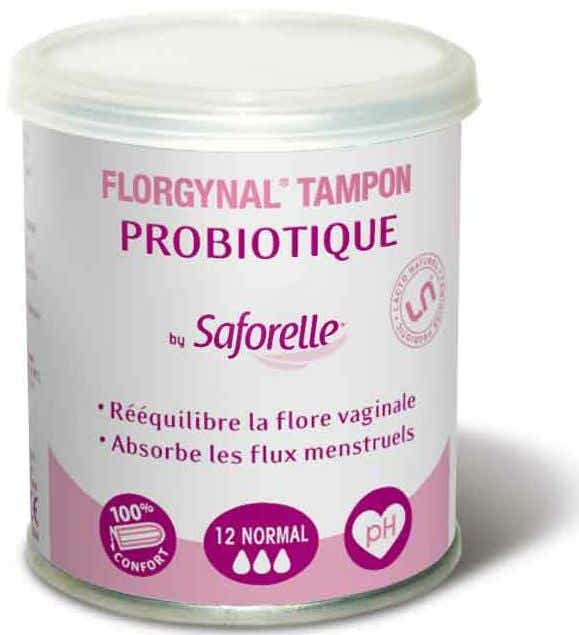 FLORGYNAL TAMPON PROBIOTIQUE NORMAL 12 UNITES