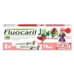 FLUOCARIL DENTIFRICE JUNIOR 6 12 ANS FRUITS ROUGES 2 TUBES DE 75ML