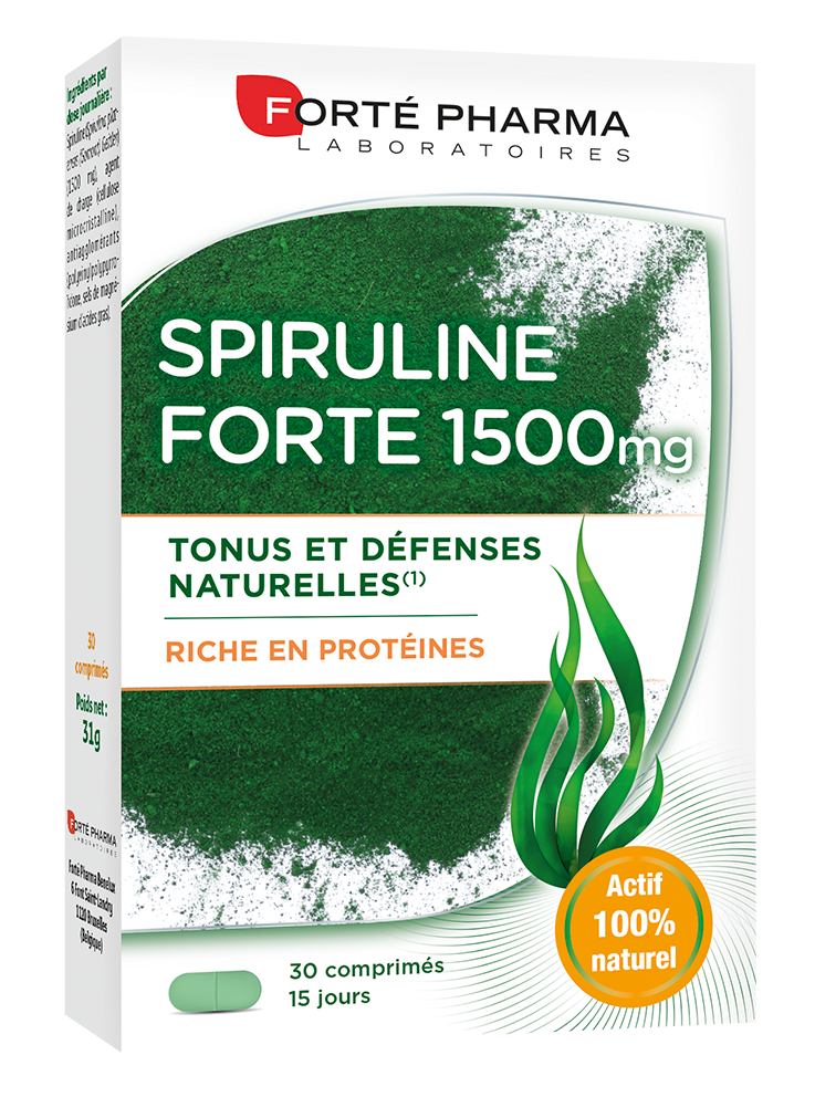 FORTE PHARMA SPIRULINE FORTE 1500 30 COMPRIMES