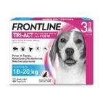 FRONTLINE TRI ACT SPOT ON CHIENS 10 A 20KG 3 PIPETTES DE 2ML