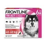 FRONTLINE TRI ACT SPOT ON CHIENS 40 A 60KG 6 PIPETTES DE 6ML 19534