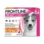 FRONTLINE TRI ACT SPOT ON CHIENS 5 A 10KG 6 PIPETTES DE 1ML