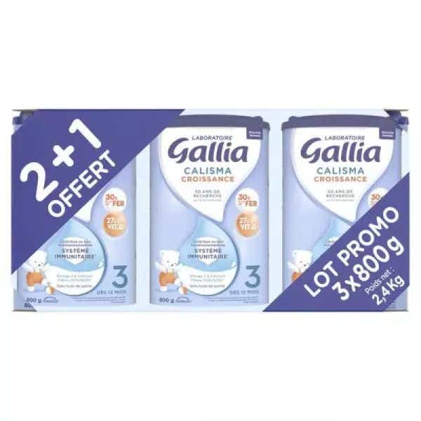 GALLIA CALISMA CROISSANCE TRIO 3X800G
