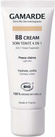 GAMARDE BB CREAM SOIN TEINTE 4 EN 1 PEAUX CLAIRES BIO 40ML