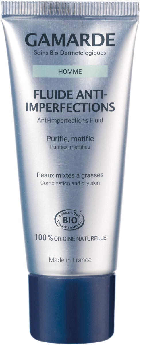 GAMARDE HOMME FLUIDE ANTI IMPERFECTIONS 40G