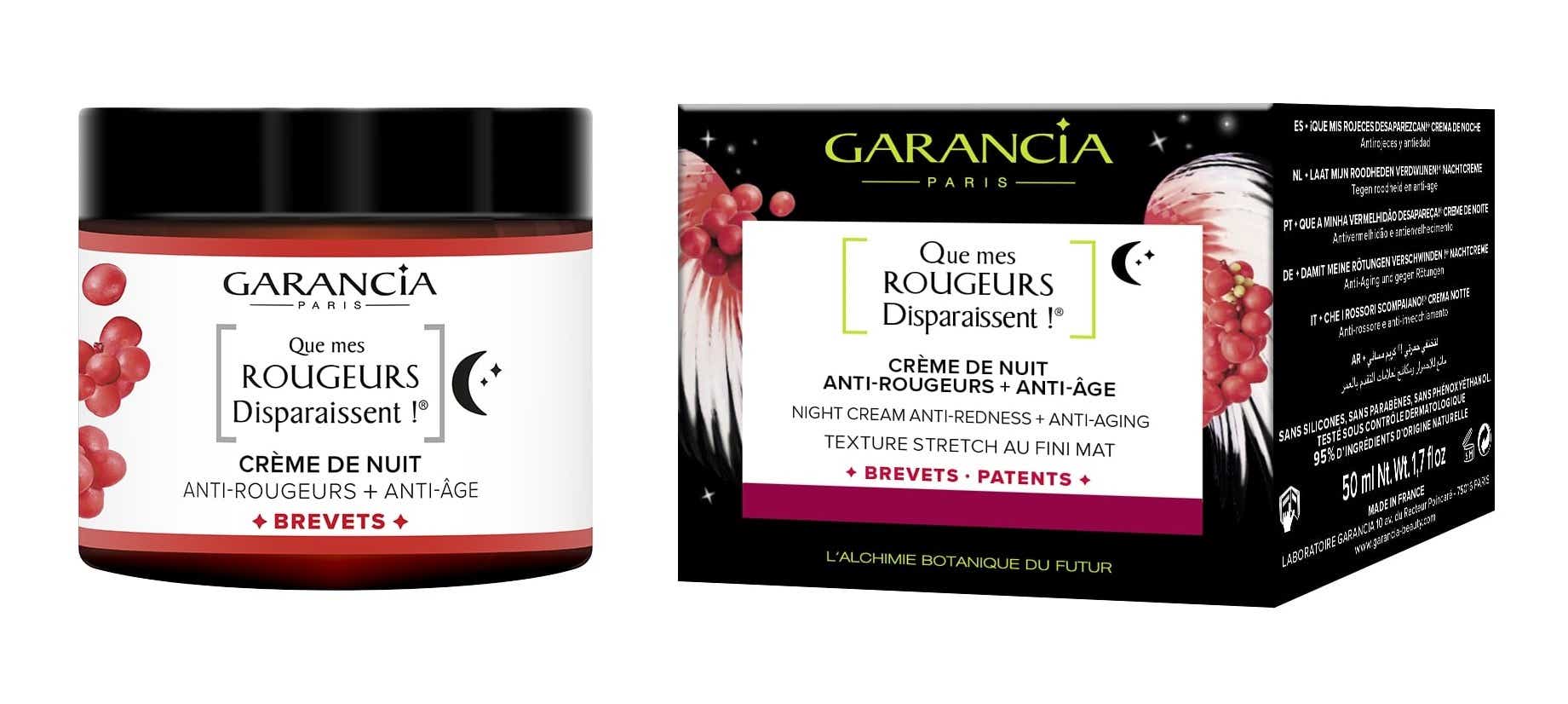 GARANCIA QUE MES ROUGEURS DISPARAISSENT CREME DE NUIT ANTI ROUGEURS ET ANTI AGE 50ML