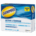 GERIMAX ACTIVE L ENERGIE REDUCTION DE LA FATIGUE PHYSIQUE ET INTELLECTUELLE 30 COMPRIMES
