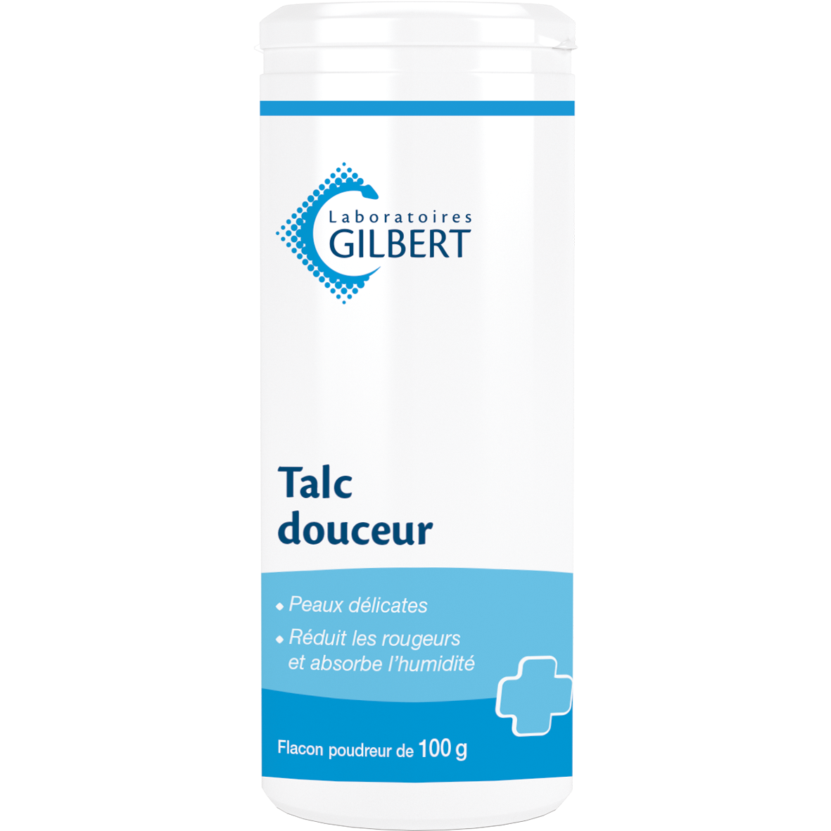 GILBERT TALC DOUCEUR POUDREUSE 100G