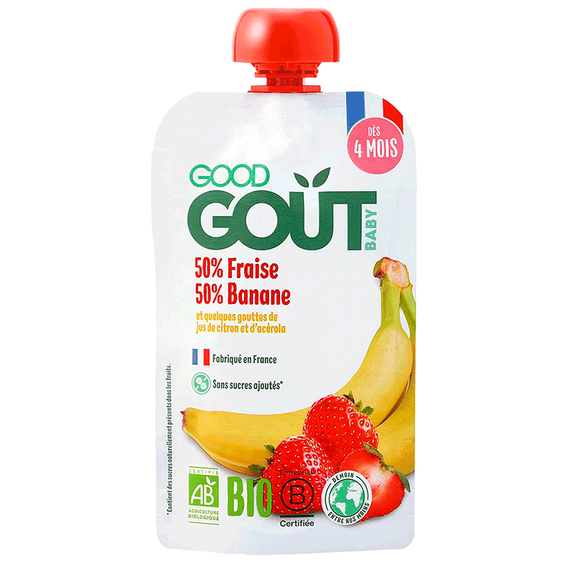 GOOD GOUT FRAISE BANANE 120G