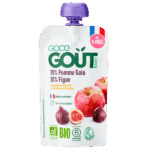 GOOD GOUT GOURDE DE FRUIT POUR BEBE DES 6 MOIS POMME FIGUE 90G