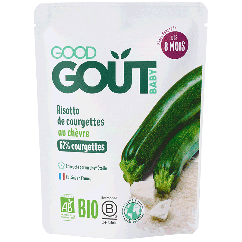 GOOD GOUT RISOTTO DE COURGETTES AU CHEVRE 190G